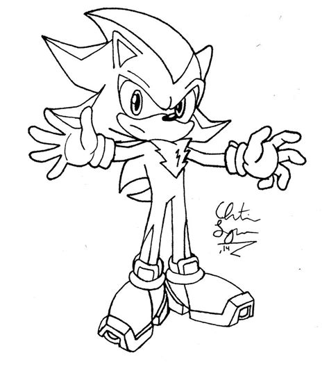 Sonic the hedgehog coloring book picture ideas free printable sheets games online tails. Shadow The Hedgehog (LINE ART) by theChrisDRAVEN on DeviantArt
