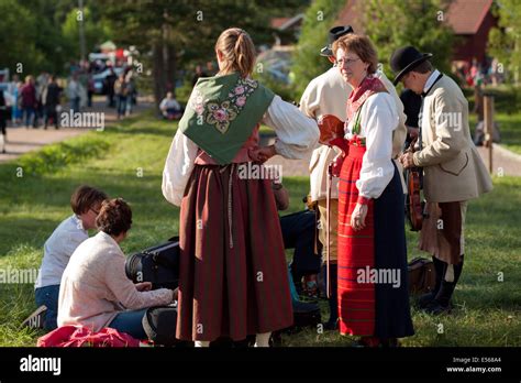 The Famous Traditional Folk Music Festival In Bingsjo Sweden Stock Photo Alamy