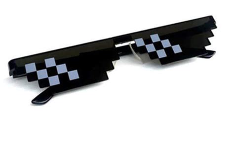 Thug Life Glasses Deal With It Sunglasses Mlg Eyewear Unisex Meme Cool 8 Bit Usa Ebay