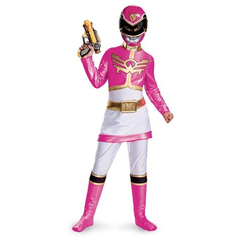 Power Ranger Megaforce Deluxe Girls Pink Ranger Halloween Costume 44