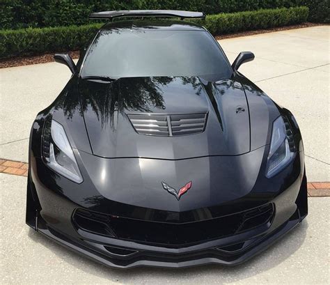 2014 2018 C7 Corvette Z06 Apr Track Pack Front Splitter Fa 207028