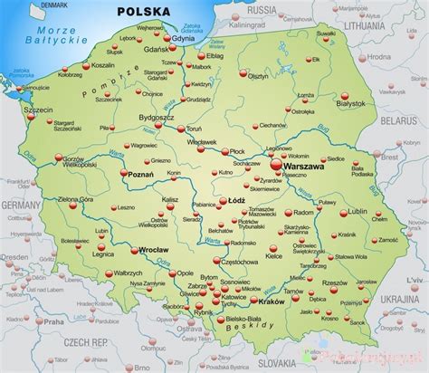 Mapa Polski Kolorowanki Dla Dzieci Kolorowanki Do Wydrukowania