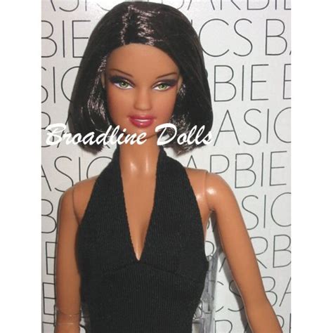 2009 Barbie Basics Model 11 Collection 1 001 Teresa Face Sculpt Black