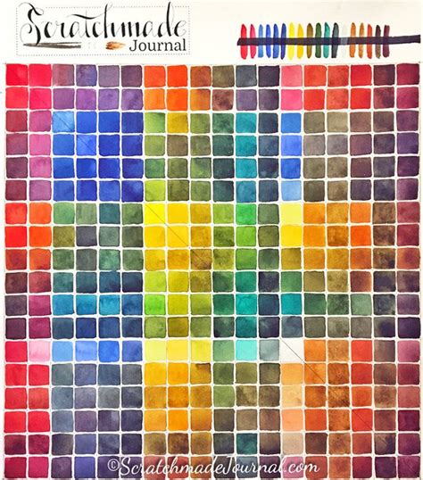 Guide To Watercolor Mixing Charts Plus Free Color Chart Printables