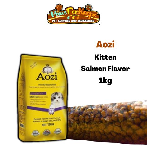 Aozi Cat Kitten Salmon Flavor 1 Kilo Repacked Shopee Philippines