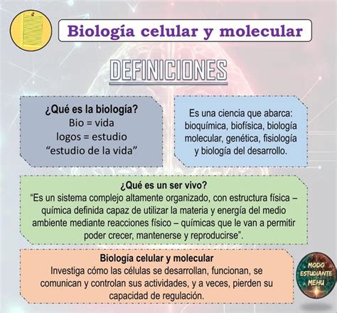 Introducción De Biología Celular Y Molecular Modo Estudiante Mehu Udocz