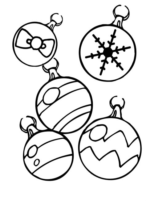 christmas ornament coloring pages free Coloring christmas pages ornaments printable ornament popular