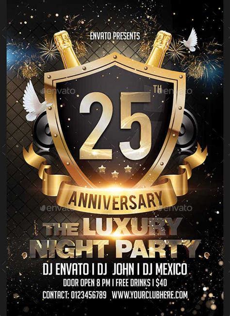 Best Anniversary Flyer Templates Psd Ai Indesign Free My Xxx Hot Girl