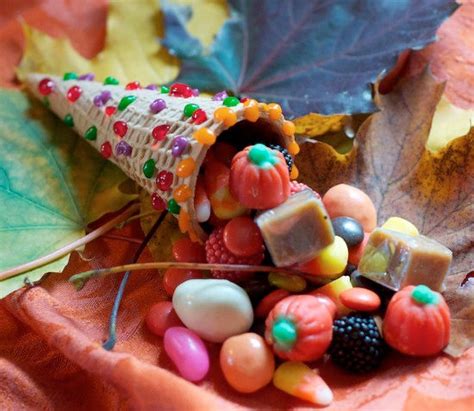 The corncobs look delightfully like the real thing—except they're made of cake, frosting and peanut butter candies! Sugar Cone Camdy Cornucopia Pictures, Photos, and Images ...