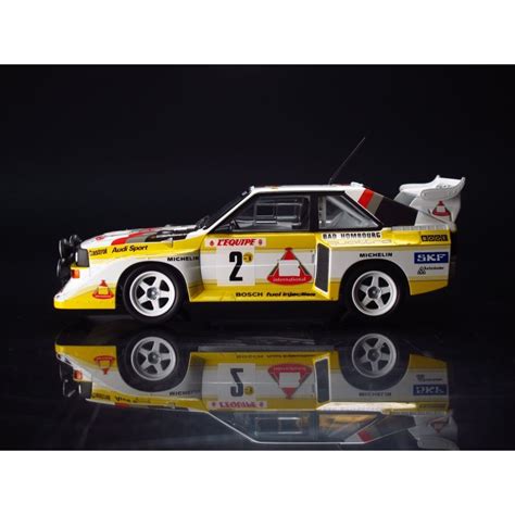 Chassis numbers here click here for t85q.com also called audi ur quattro. Audi Sport Quattro S1 E2 1986 Rally Montecarlo Kit 1:24
