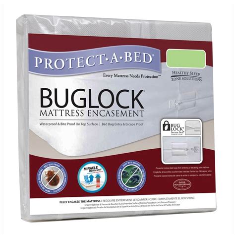 Buglock Bed Bug Proof Encasement Waterproof Mattress Protector Bed