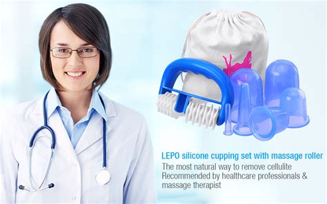 Silicone Cupping Therapy Sets Lepo Silicone Cupping Set