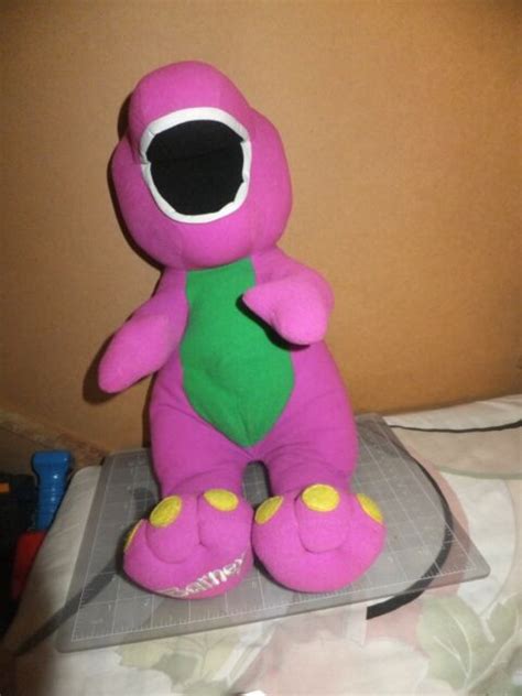 Vintage 1992 Talking Barney Doll Interactive Plays Games Large Size