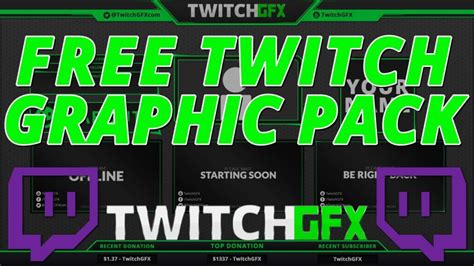 Free Twitch Overlay Graphics Template Pack And Tutorial Twitch