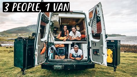 3 People Living In A Van Van Life In Scotland 🏴󠁧󠁢󠁳󠁣󠁴󠁿 Youtube