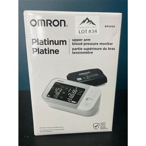 Lot Of 1 Omron Platinum Upper Arm Blood Pressure Monitor