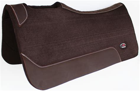 Challenger Western Horse Contoured Wool Felt Therapeutic Saddle Pad