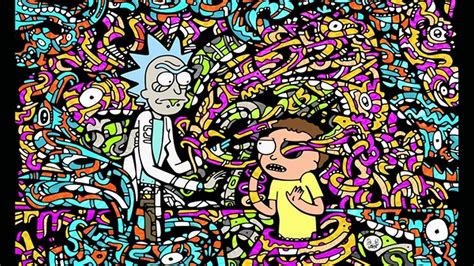 Trippy Rick And Morty Wallpaper Rick And Morty Psychedelic Wallpapers