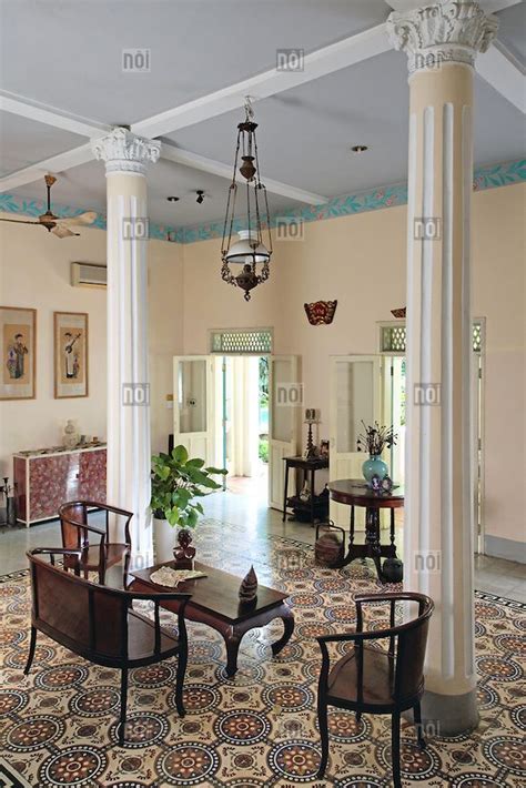 Bright And Airy Interior Of An Old Colonial House Ho Chi Minh City