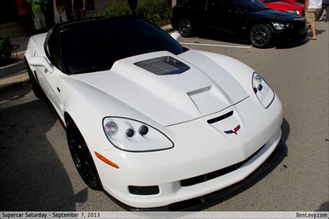 White Corvette Zr1