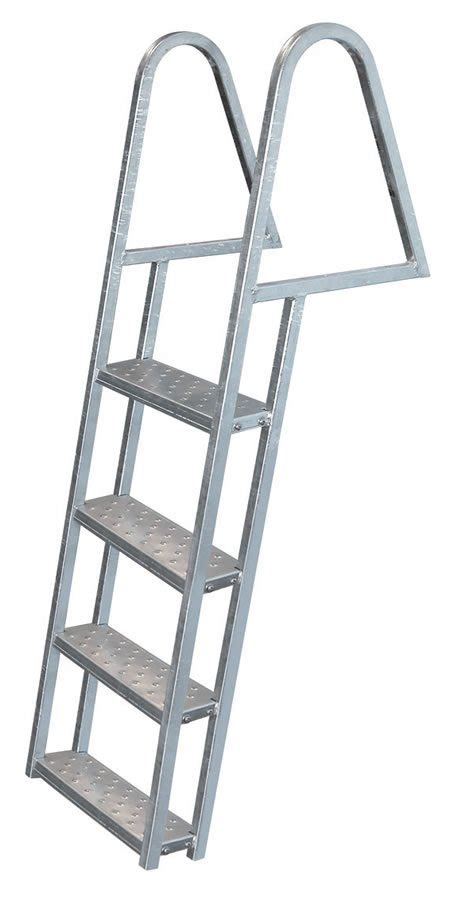 Jif Marine 4 Step Galvanized Steel Dock Ladders