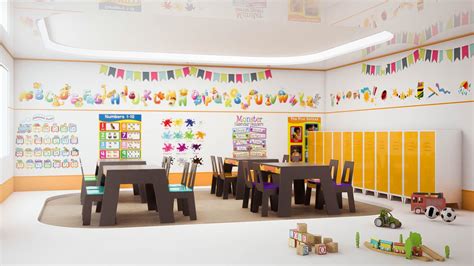 Kindergarten Interior Design Kolory Kindergarten Interior Diseño