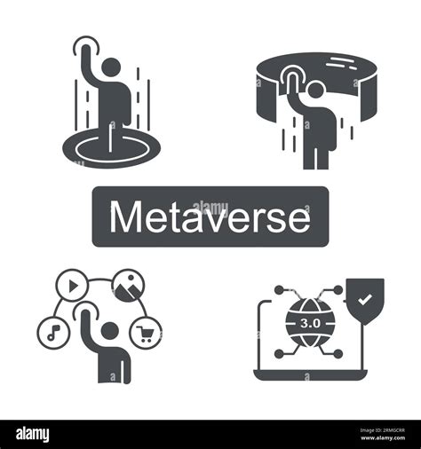 Metaverse Icon - Metaverse Symbol - Virtual Reality Icon - Augmented