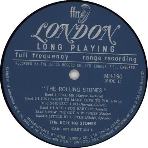 The Rolling Stones The Rolling Stones 1st Japanese Vinyl Lp Album Lp Record 125827