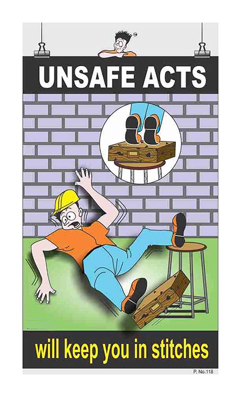 Posterkart Safety Poster Work Safety 66 Cm X 36 Cm X 1 Cm Amazon