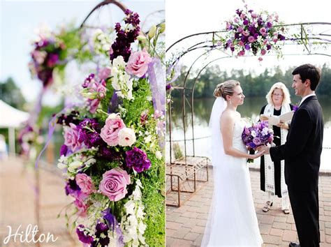 Purple Rustic Lakeside Wedding Every Last Detail Blue Wedding