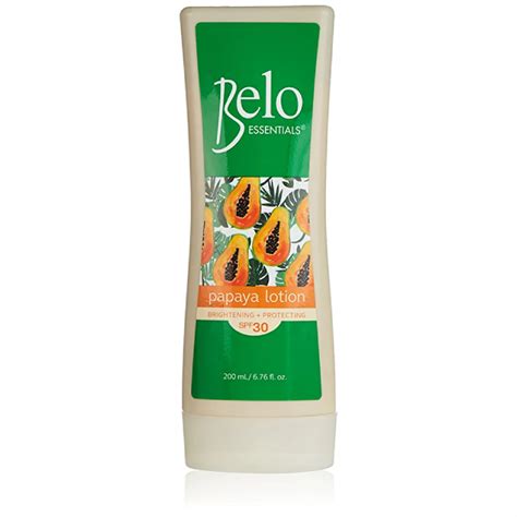 Belo Essentials Papaya Lotion Brightening Protect Repair 200ml