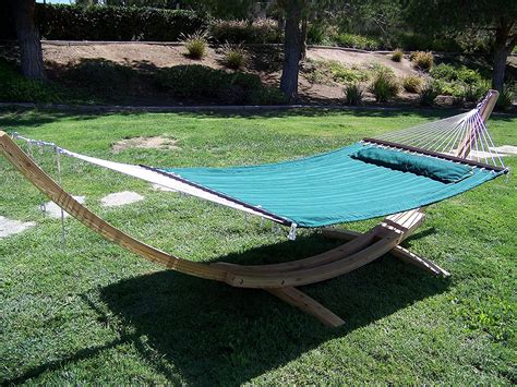 Petra Leisure 14 Ft Wooden Arc Hammock Stand Deluxe