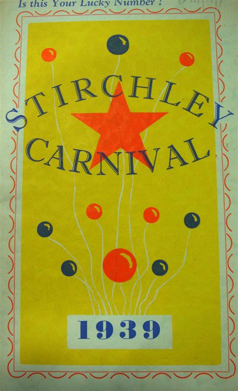 Place Prospectors A Selection Of Programmes From Stirchley Carnivals