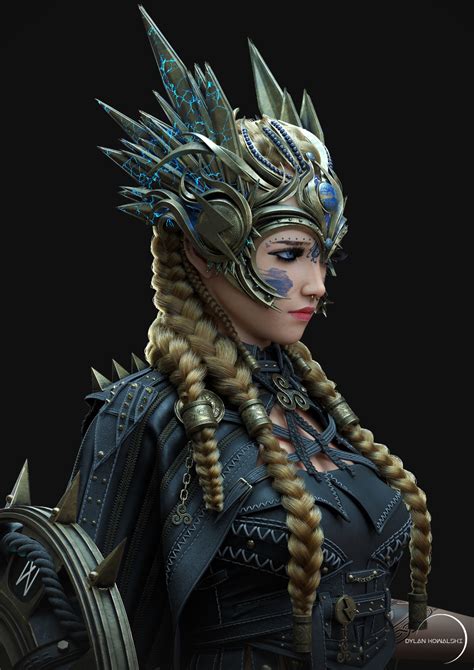 Valkyrie By Antiprod Character Art 3d Cgsociety Viking Warrior