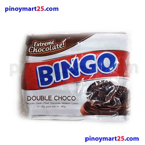 Bingo Double Choco 280g 10pcks X 28g Pinoy Mart