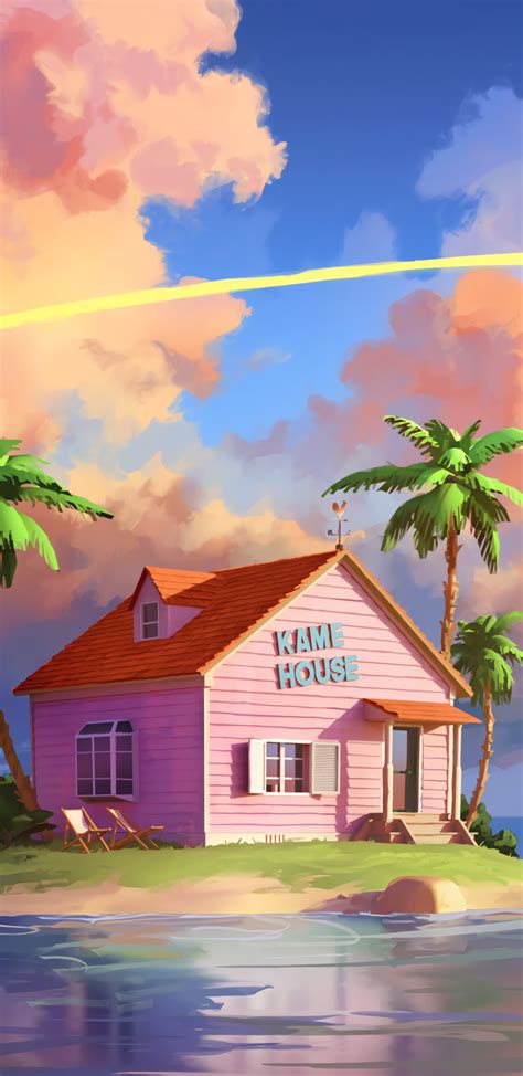 Follow the vibe and change your wallpaper every day! 1440x2960 Kame House Dragon Ball Z Samsung Galaxy Note 9,8 ...