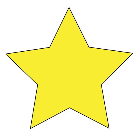 Big Yellow Star Clipart Best