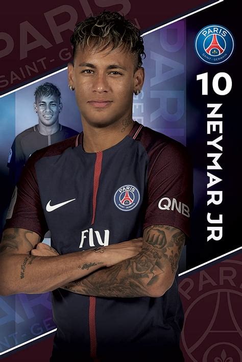 Paris Saint Germain Psg Soccer Poster Print Neymar Jr Season