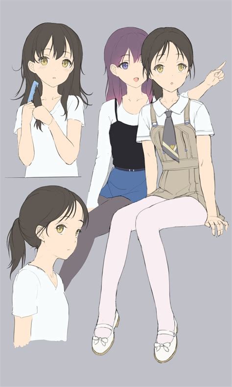 Hina Saori And Kamikawa Sumire Original Drawn By Himitsu Hi Mi Tsu 2