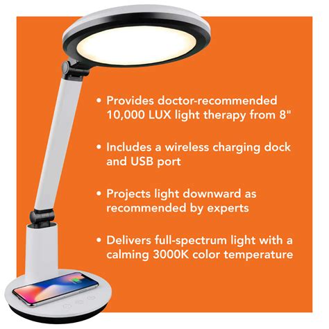 Theralite Halo Bright Light Therapy Lamp Carex