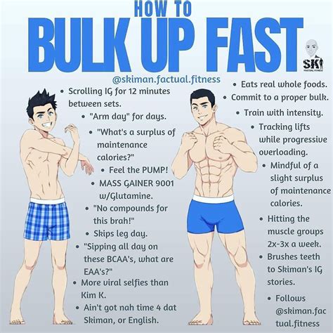 How To Bulk Up Fast By Skimanfactualfitness ⠀⠀⠀⠀⠀⠀⠀⠀⠀ For The Most
