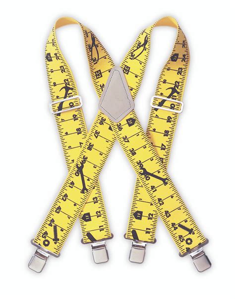 Kunys Sp15yt Yellow Tape Suspenders Federated Tool Supply