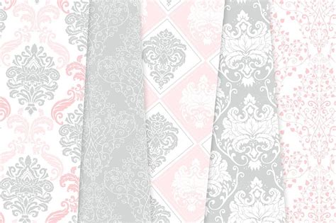 28 Pink And Grey Damask Patterns Damask Pattern Light Pink Wedding