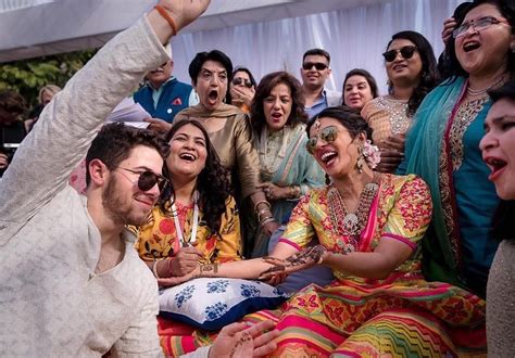 Jonas and chopra went on a double date with joe, turner, and kevin in london's mayfair. Priyanka Chopra, Nick Jonas share photos of wedding ...