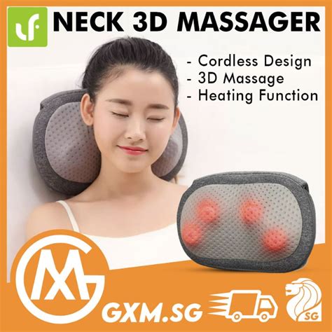 Xiaomi Lefan Leravan Lf Wireless Warm Massage Pillow Temperature 3d Electric Massager Ptc Hot