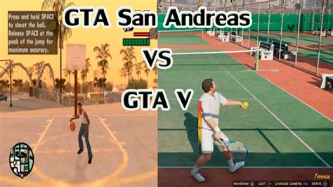 Gta San Andreas Vs Gta V Youtube