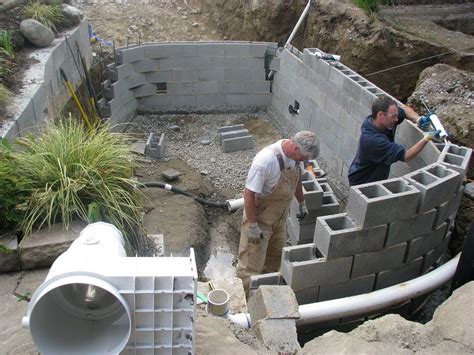 Why dry stack block and fill instead of normal mortared block wall