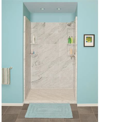 Transolid 48 In X 34 In X 83 In 4 Piece Direct To Stud Alcove Shower