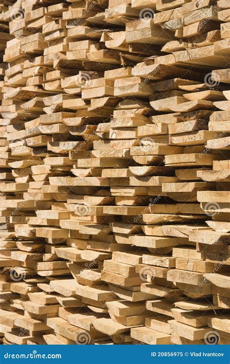 Stack Of Wooden Boards Stock Image Image Of Outdoors 20856975