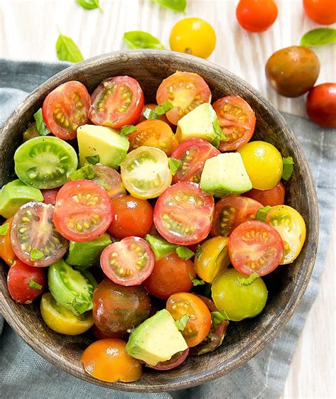 Tomato And Avocado Salad Kirbies Cravings